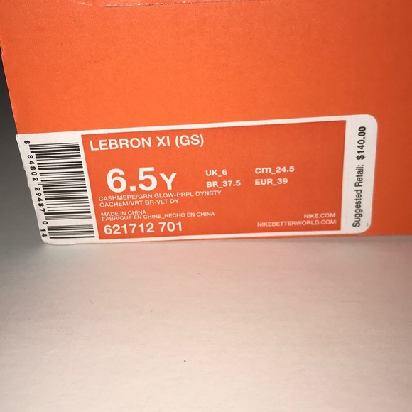 Nike LeBron 11 All-Star NOLA (GS) 6.5Y - Picture 12 of 12